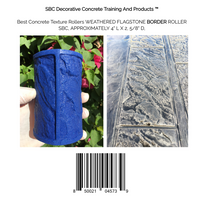 Best Concrete Texture Rollers Weathered Flagstone Border Roller SBC