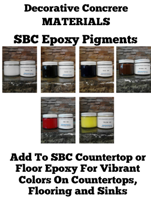 Colorants, Epoxy Pigment Kit