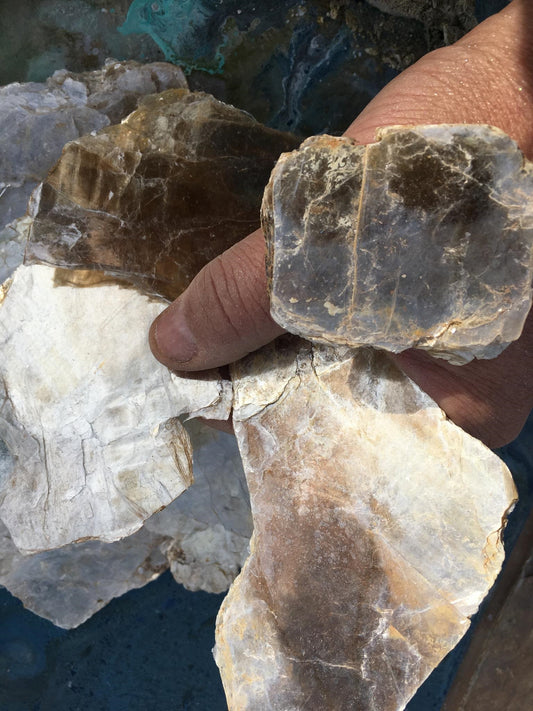 Mica Flakes-Large Natural Granite, 1, 1/2" TO 3" - 1lb Bag or 25lb Bag