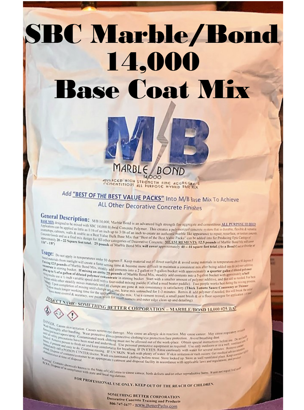 MB 14000 Marble Bond Base Coat Mix